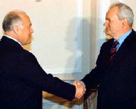 встреча Черномырдина с Милошевичем
